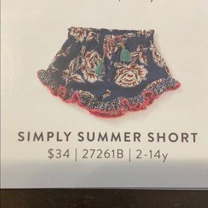 Matilda Jane Simply Summer short